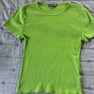 J. Crew Bright Green Short Sleeve Tee